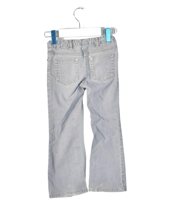 A Grey Jeans from Bonpoint in size 4T for girl. (Back View)