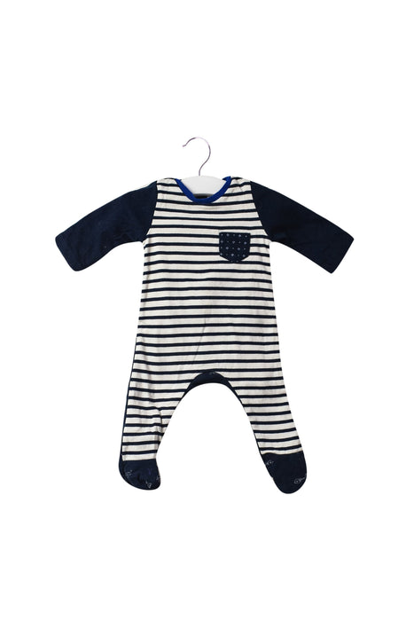 A Navy Long Sleeve Jumpsuits from Catimini in size 6-12M for boy. (Front View)