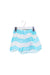 A Blue Shorts from Jacadi in size 4T for girl. (Front View)