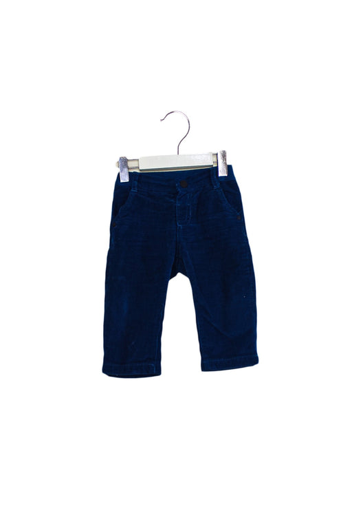 A Blue Casual Pants from Jacadi in size 6-12M for boy. (Front View)