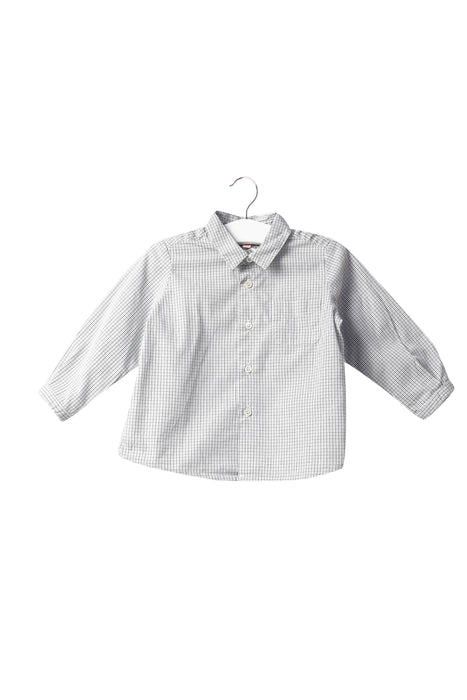 A Navy Shirts from Bonpoint in size 6-12M for boy. (Back View)