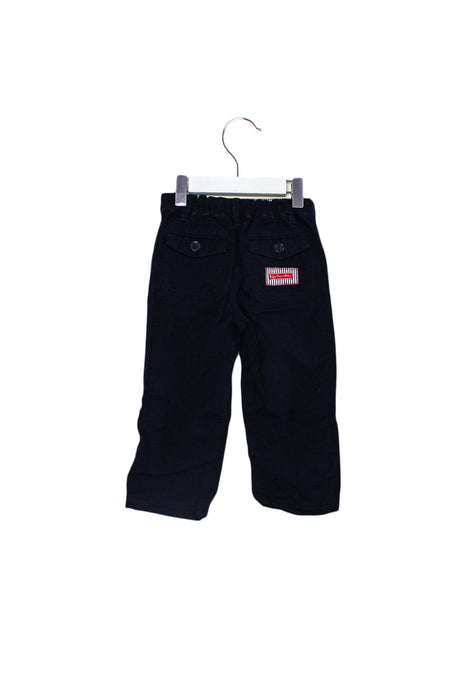 A Navy Casual Pants from Jojo Maman Bébé in size 18-24M for boy. (Front View)