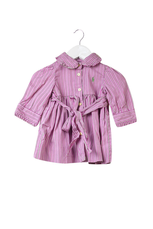 A Purple Dress Sets from Ralph Lauren in size 0-3M for girl. (Front View)