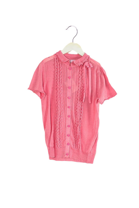 A Pink Short Sleeve Tops from Nicholas & Bears in size 12Y for girl. (Front View)