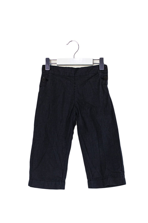 A Navy Casual Pants from Jacadi in size 12-18M for boy. (Front View)