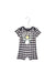 A Blue Short Sleeve Rompers from Milk on the Rocks in size 0-3M for boy. (Back View)