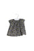A Navy Short Sleeve Tops from Bonpoint in size 3-6M for girl. (Front View)