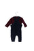A Navy Overall Sets from Jojo Maman Bébé in size 3-6M for boy. (Back View)