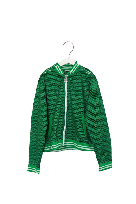 A Green Lightweight Jackets from GCDS in size 12Y for girl. (Front View)