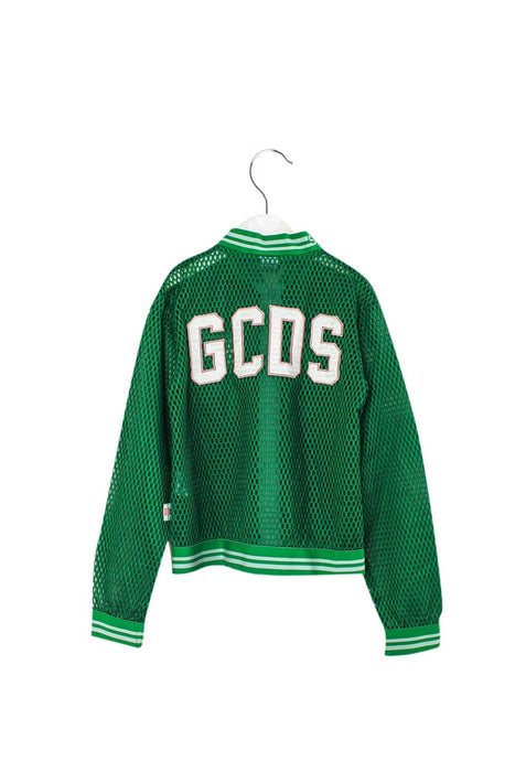 A Green Lightweight Jackets from GCDS in size 12Y for girl. (Back View)