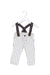A White Casual Pants from Chicco in size 6-12M for boy. (Front View)