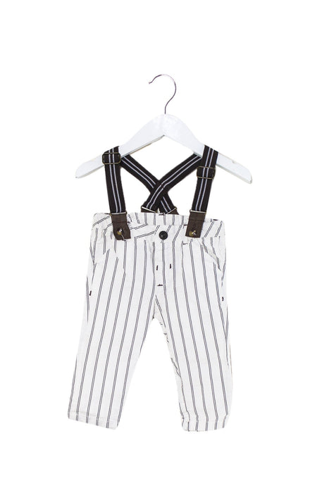 A White Casual Pants from Chicco in size 6-12M for boy. (Front View)