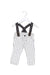 A White Casual Pants from Chicco in size 6-12M for boy. (Front View)
