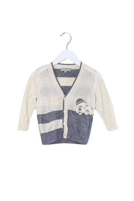A Ivory Cardigans from Nicholas & Bears in size 3-6M for boy. (Front View)
