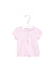 A Pink Short Sleeve Polos from Jacadi in size 6-12M for girl. (Front View)