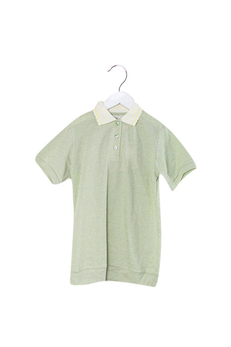 A Green Short Sleeve Polos from Nicholas & Bears in size 10Y for girl. (Front View)