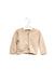 A Beige Cardigans from Bonpoint in size 12-18M for girl. (Front View)