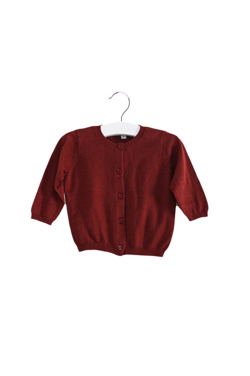 A Orange Cardigans from Caramel in size 6T for girl. (Front View)