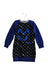 A Navy Sweater Dresses from Kenzo in size 4T for girl. (Front View)