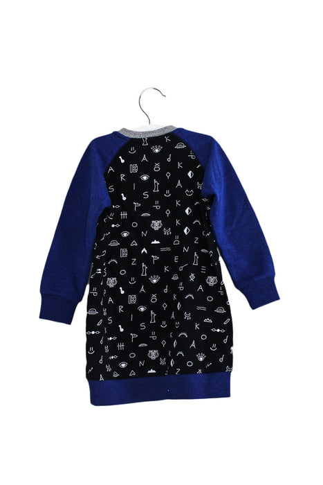 A Navy Sweater Dresses from Kenzo in size 4T for girl. (Back View)