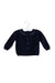 A Navy Cardigans from Lili Gaufrette in size 3-6M for girl. (Front View)