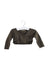 A Brown Cardigans from Lili Gaufrette in size 3-6M for girl. (Front View)