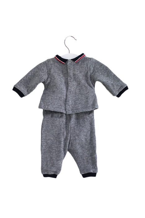 A Grey Pants Sets from Jacadi in size 0-3M for boy. (Back View)