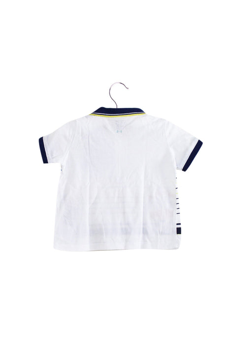 A White Short Sleeve Polos from Sergent Major in size 3-6M for boy. (Back View)