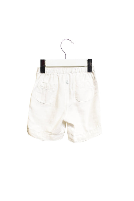 A White Shorts from Jacadi in size 3-6M for girl. (Back View)