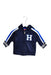 A Navy Hooded Sweatshirts from Tommy Hilfiger in size 6-12M for boy. (Front View)