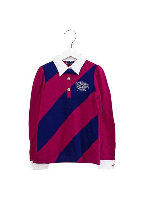 A Purple Long Sleeve Polos from Nicholas & Bears in size 10Y for boy. (Back View)