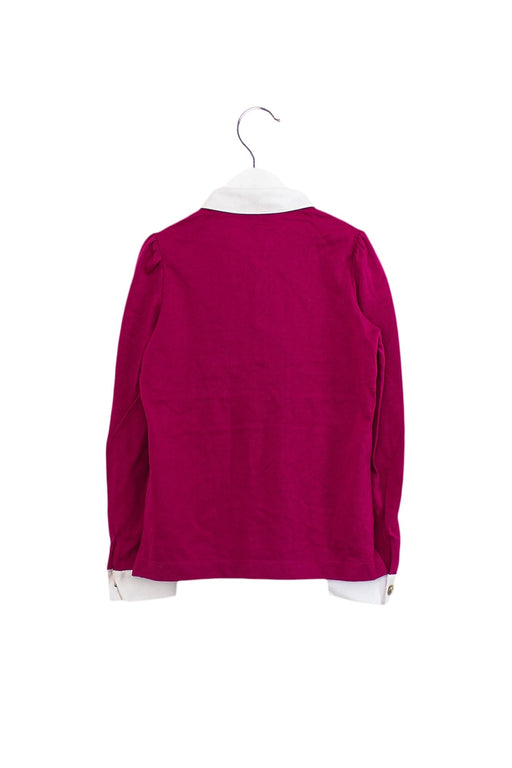 A Purple Long Sleeve Polos from Nicholas & Bears in size 10Y for boy. (Front View)