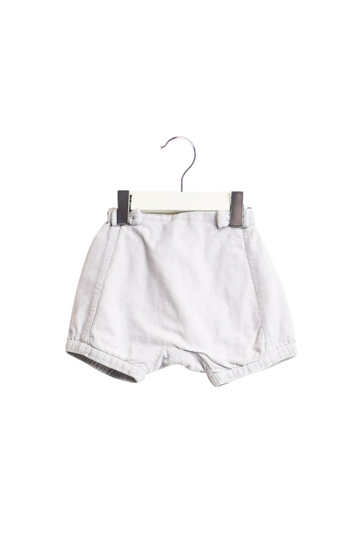 A Grey Shorts from Jacadi in size 6-12M for girl. (Front View)