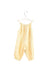 A Gold Sleeveless Jumpsuits from Bonpoint in size 3-6M for girl. (Back View)