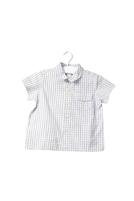 A Blue Shirts from Bonpoint in size 12-18M for boy. (Front View)