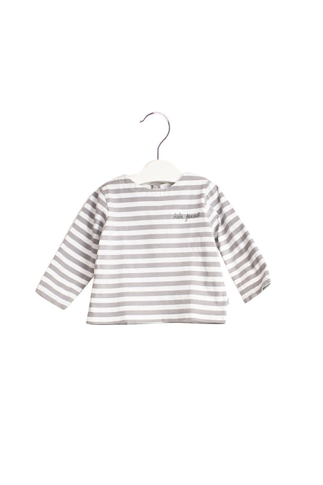 A Multi Long Sleeve Tops from Jacadi in size 6-12M for girl. (Front View)