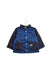 A Navy Puffer/Quilted Jackets from Armani in size 3-6M for boy. (Front View)