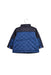 A Navy Puffer/Quilted Jackets from Armani in size 3-6M for boy. (Back View)