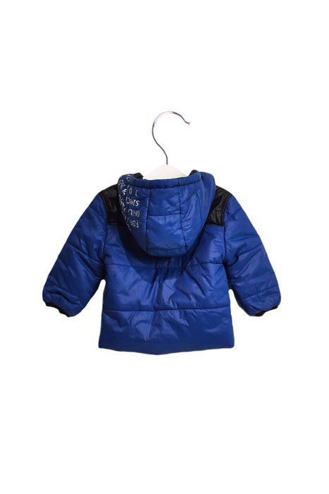 A Blue Puffer/Quilted Jackets from Diesel in size 3-6M for boy. (Back View)