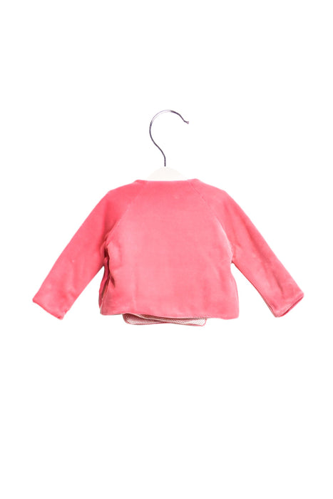 A Pink Knit Sweaters from Petit Bateau in size 3-6M for girl. (Back View)