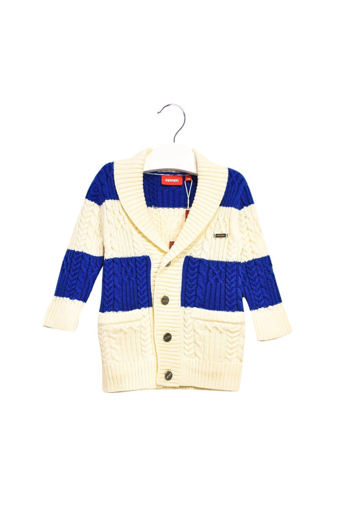 A Beige Cardigans from Ferrari in size 6-12M for boy. (Front View)