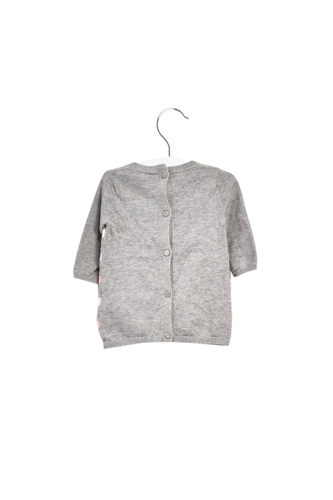 A Grey Long Sleeve Dresses from Tommy Hilfiger in size 0-3M for girl. (Back View)