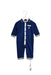 A Navy Long Sleeve Jumpsuits from Chickeeduck in size 3-6M for boy. (Front View)