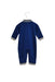 A Navy Long Sleeve Jumpsuits from Chickeeduck in size 3-6M for boy. (Back View)