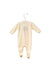 A Beige Long Sleeve Jumpsuits from Petit Bateau in size 3-6M for girl. (Back View)