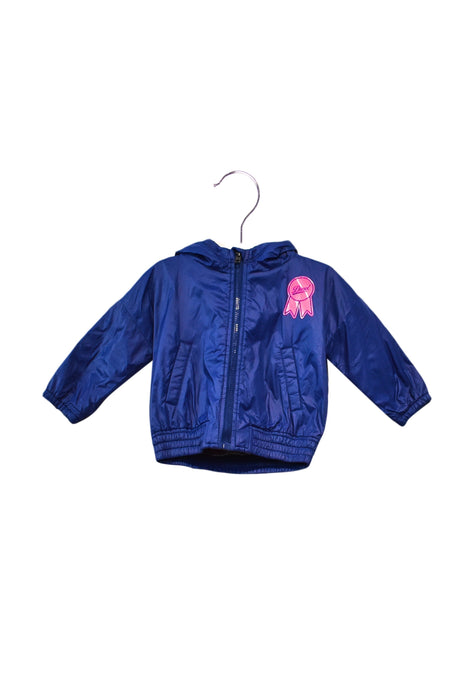 A Blue Lightweight Jackets from Diesel in size 3-6M for girl. (Front View)