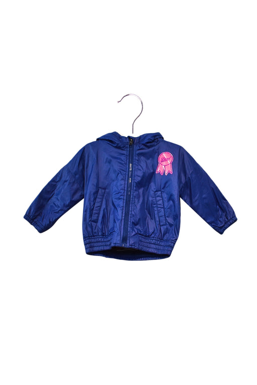 A Blue Lightweight Jackets from Diesel in size 3-6M for girl. (Front View)