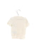 A White Short Sleeve Tops from Nicholas & Bears in size 0-3M for girl. (Back View)