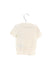 A White Short Sleeve Tops from Nicholas & Bears in size 0-3M for girl. (Back View)