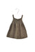 A Green Sleeveless Dresses from Bonpoint in size 3-6M for girl. (Front View)